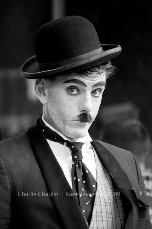 Portrait of Charlie Chaplin BW by titimeh on deviantART