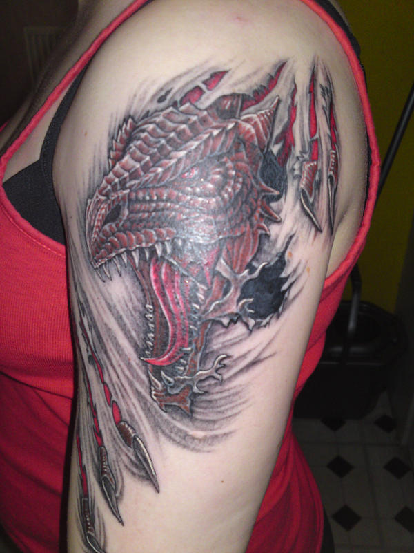 My Dragon Rip Tattoo by ~fangsalot on deviantART