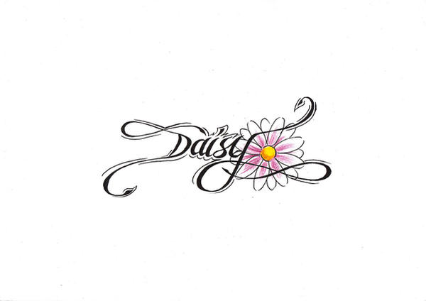 banner tattoo designs. daisy tattoo,anner tattoo