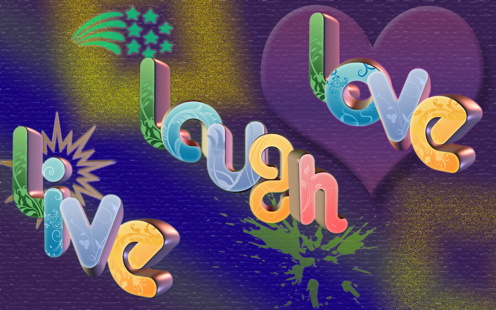live laugh love. Live Laugh Love Wallpaper by
