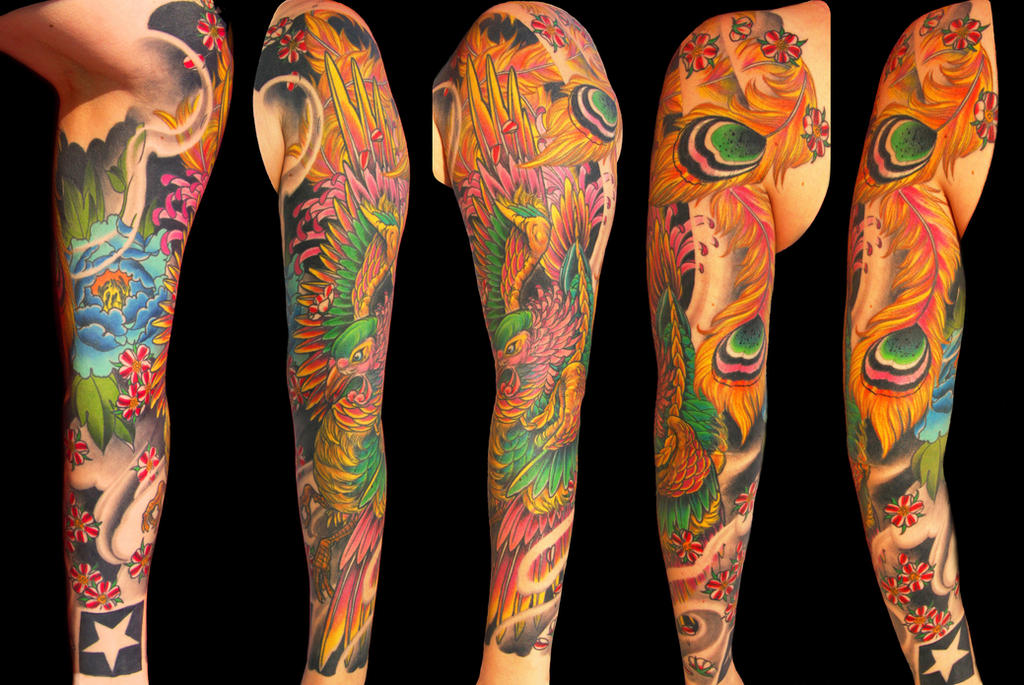 Deadly Tattoo Blackout - sleeve tattoo