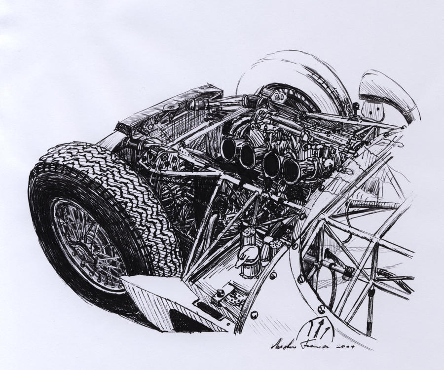 Maserati birdcage engine