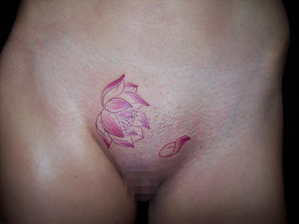 pink lotus Flower Tattoo