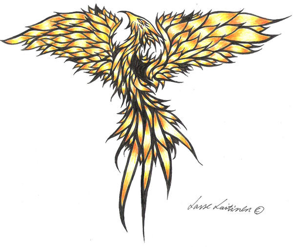 Phoenix Tribal by Painbreaker on deviantART phoenix tribal