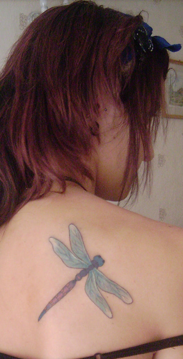 Blue and purple DragonflyTatt2 - dragonfly tattoo