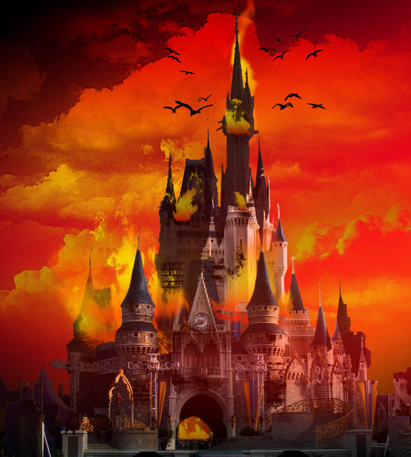 Disney_Castle_on_Fire_by_RobDulga.jpg