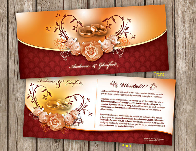 A and D wedding invitation by owdesigns on deviantART