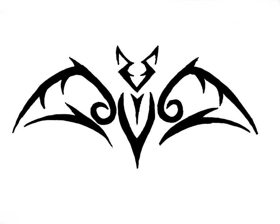 Tribal Bat Tattoo by ~acer1204 on deviantART