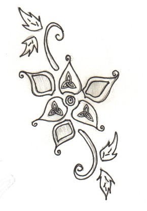 Triquerta Flower | Flower Tattoo