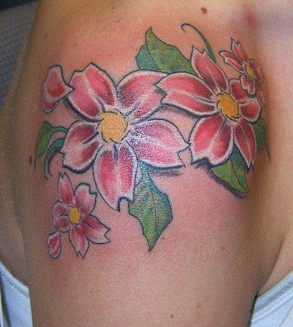 cherry blossoms tattoo