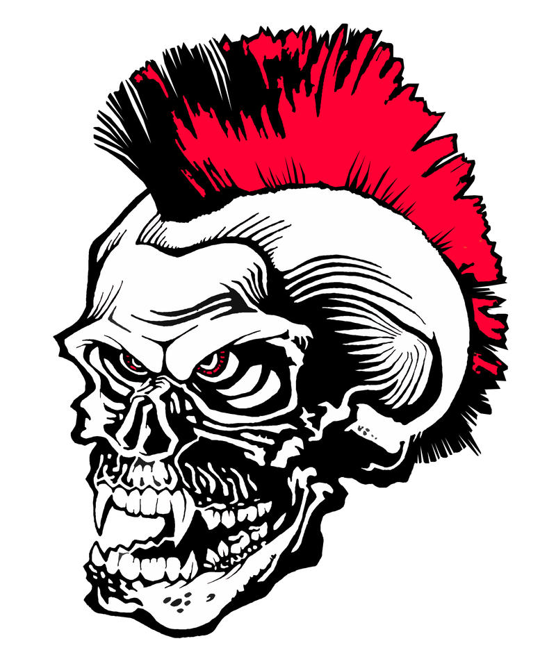 Punk Skull by wilson419 on deviantART