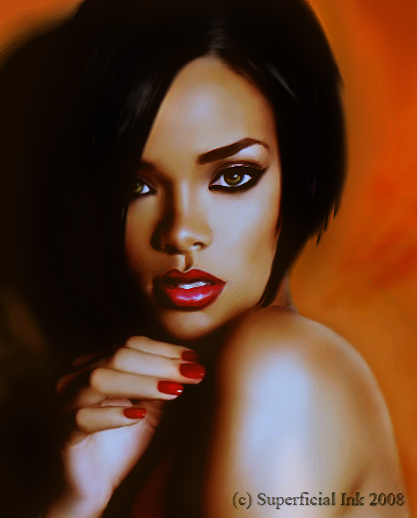 Rihanna by SuperficialInk