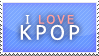 00056 I Love Kpop Stamp by Aitania