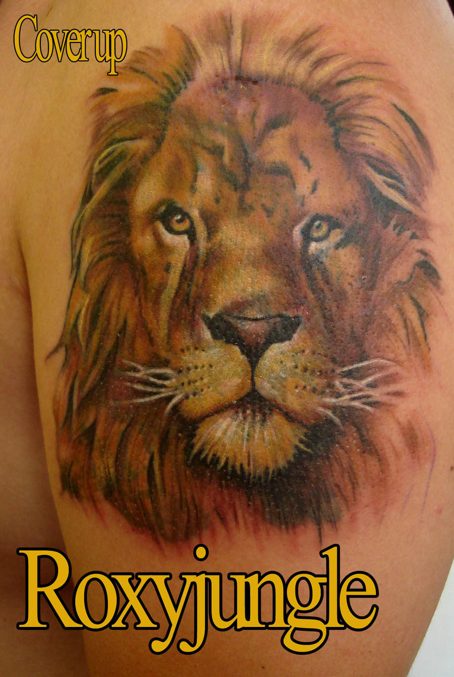 lion tattoo by karolyi on