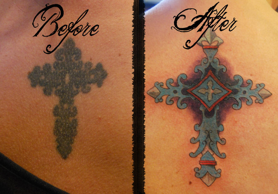 Cross Coverup Tattoo by NateTheKnife on deviantART