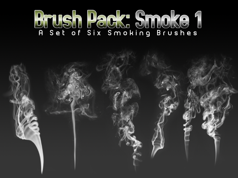 12 Free Photoshop Smoke Brush Packs