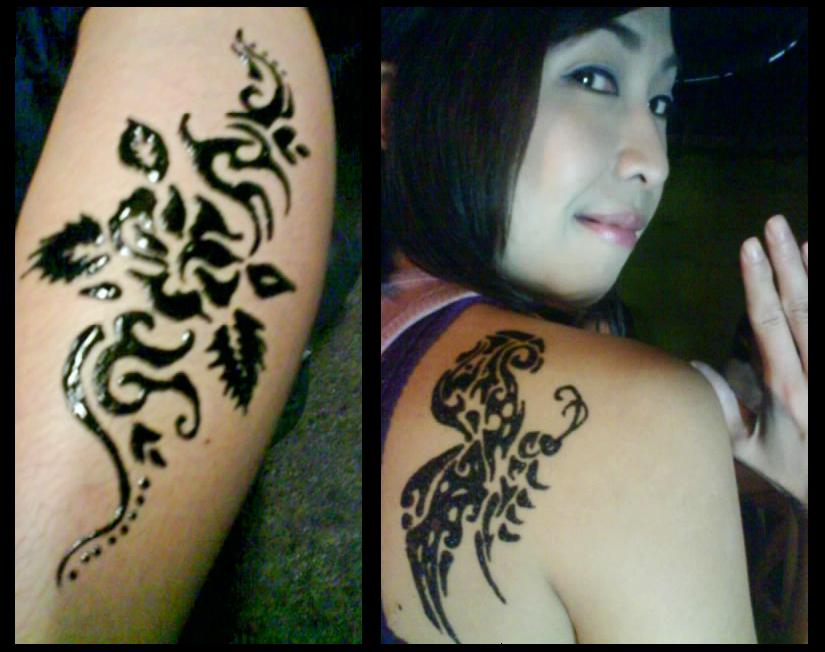 henna tattoo designs butterfly