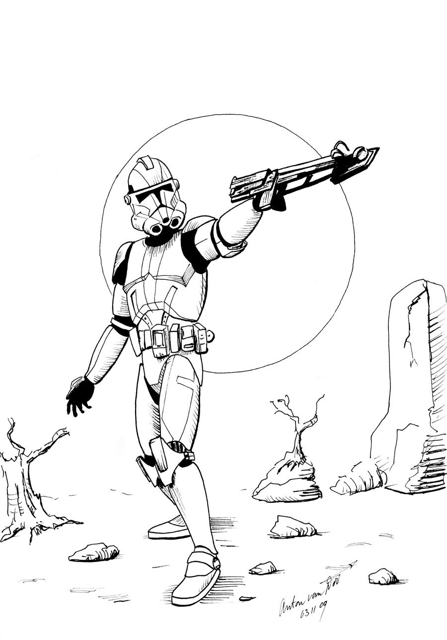 of the clones coloring pages - photo #13