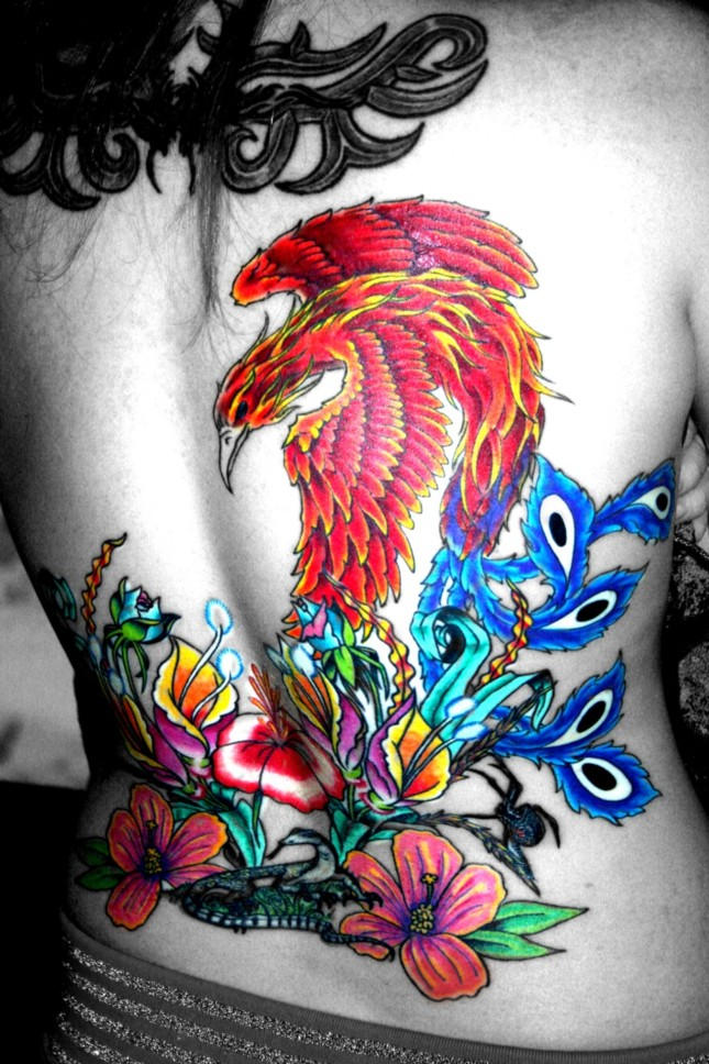 Amber's Piece | Flower Tattoo