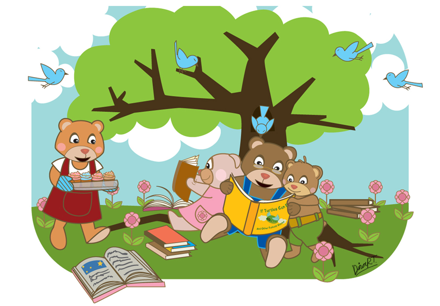 clipart family reading together - photo #7