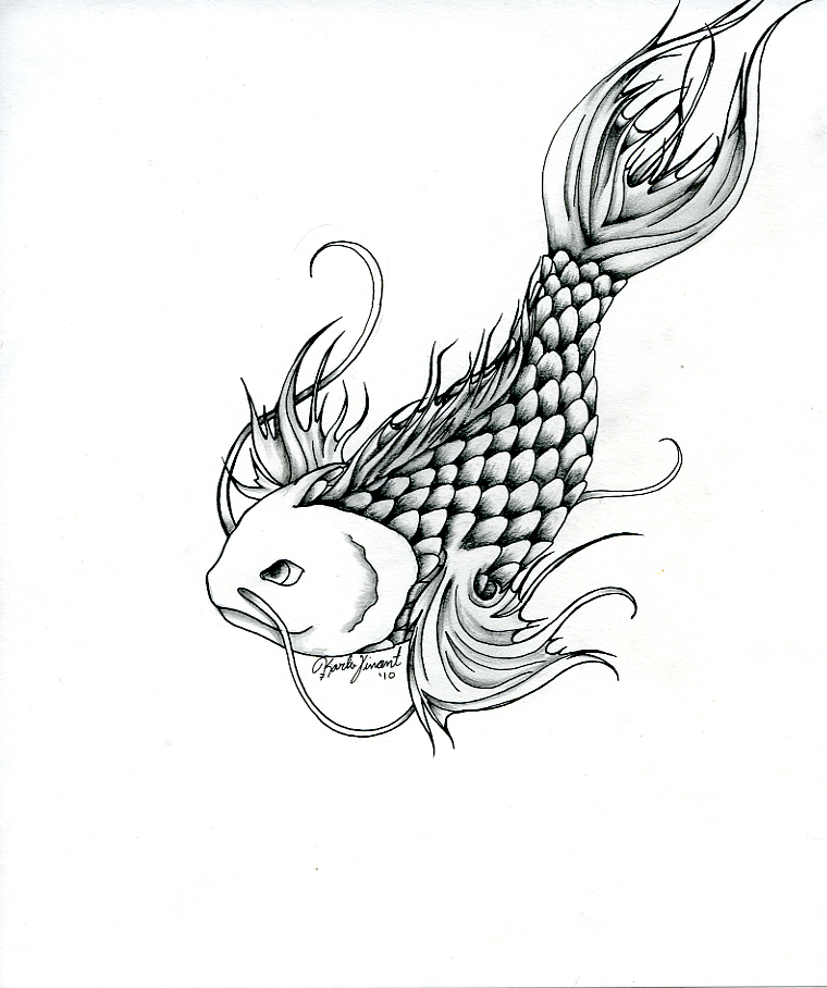 tattoo designs koi fish