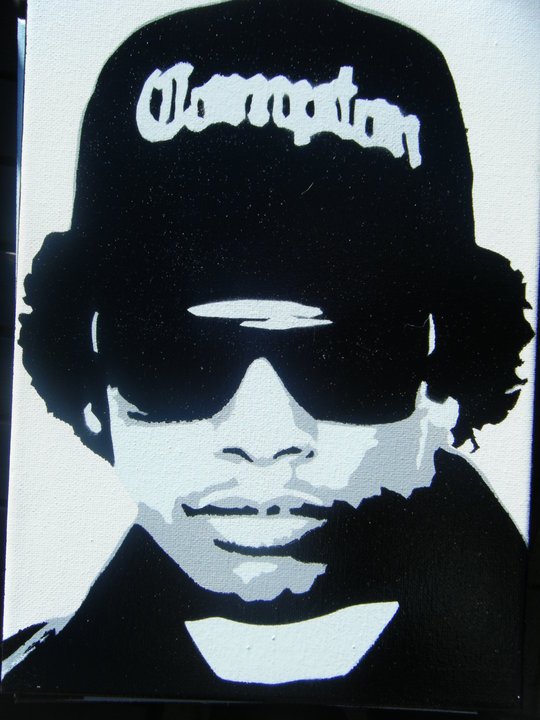 Eazy E Stencil Graffiti Images & Pictures - Becuo