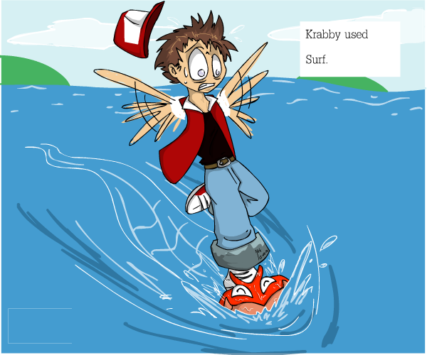 Can Krabby Learn Surf?