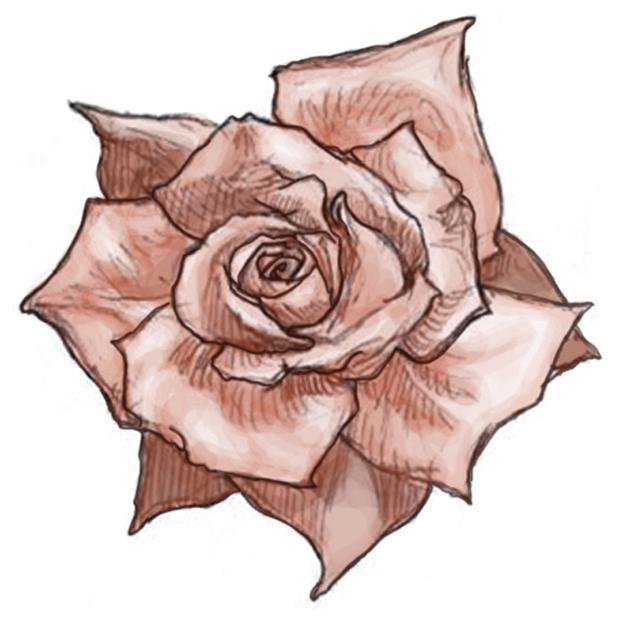 Rose Tattoo 1 :color: | Flower Tattoo