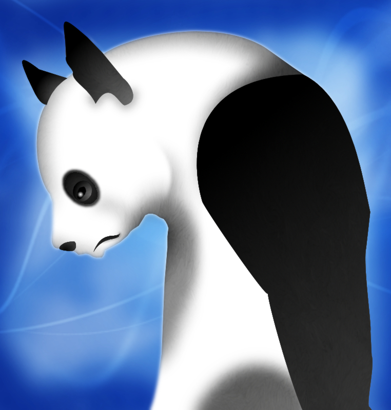 Sad Panda blue by PierreLeo on deviantART