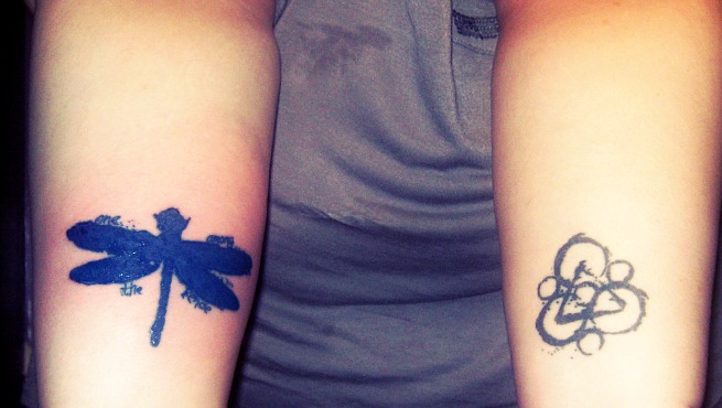 Coheed - dragonfly tattoo