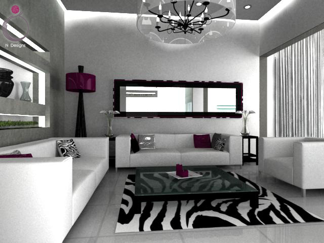 Al Flan Villa Guest room 1 , 3d guests living area two sections, 