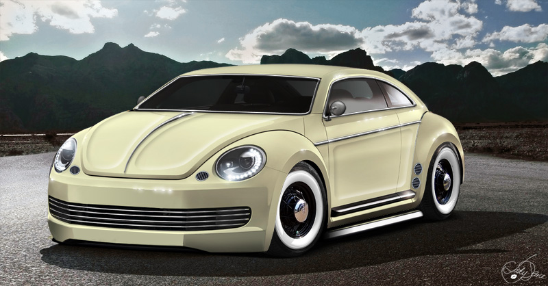  look of its previous model but it never reaches the original old beetle