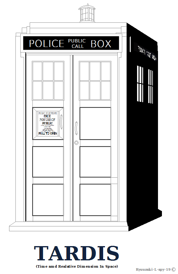 tardis coloring pages - photo #12