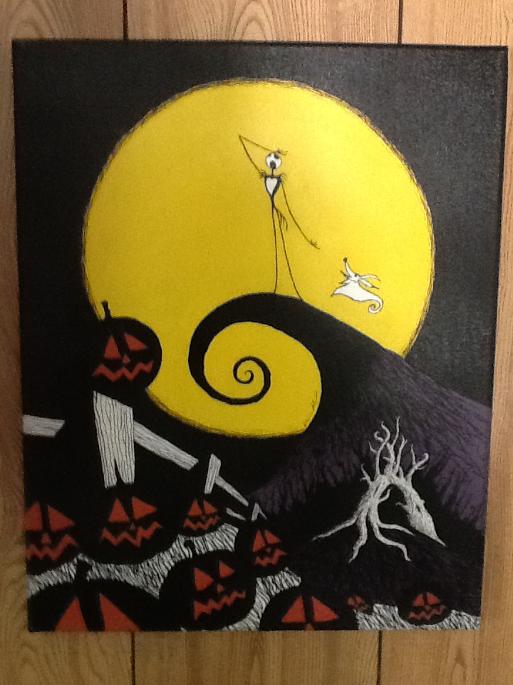 The Nightmare Before Christmas' painting by kriskilgannon on ...