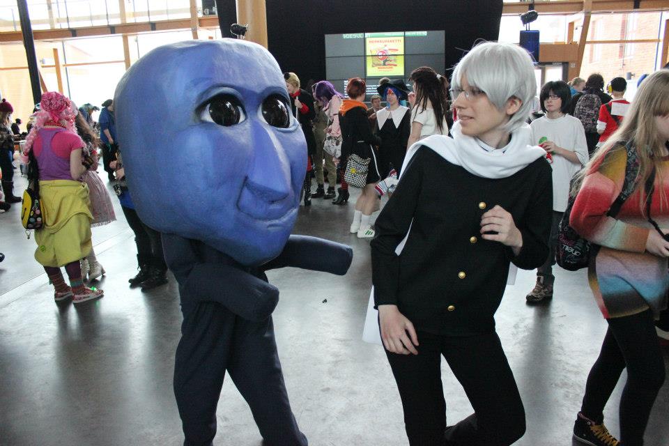 Ao Oni cosplay - At Desucon Frostbite 2013 by JETpackest