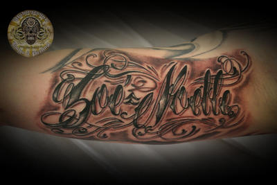 Letter Tattoos on Chicano Lettering New Tat By 2face Tattoo Jpg