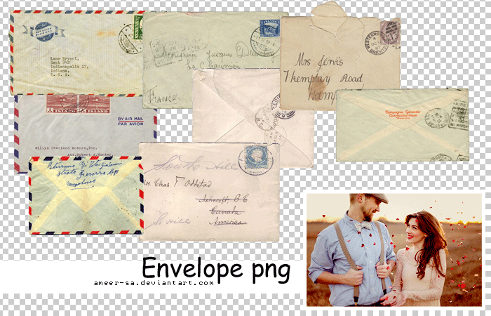 8 Envelope png by AmEeR-Sa