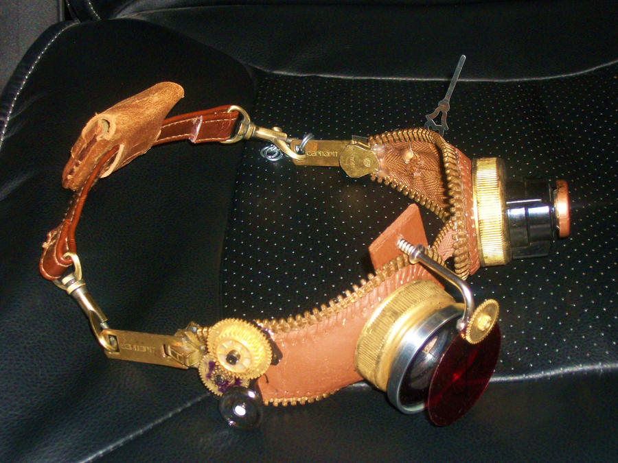Steampunk goggles by ~Delireum