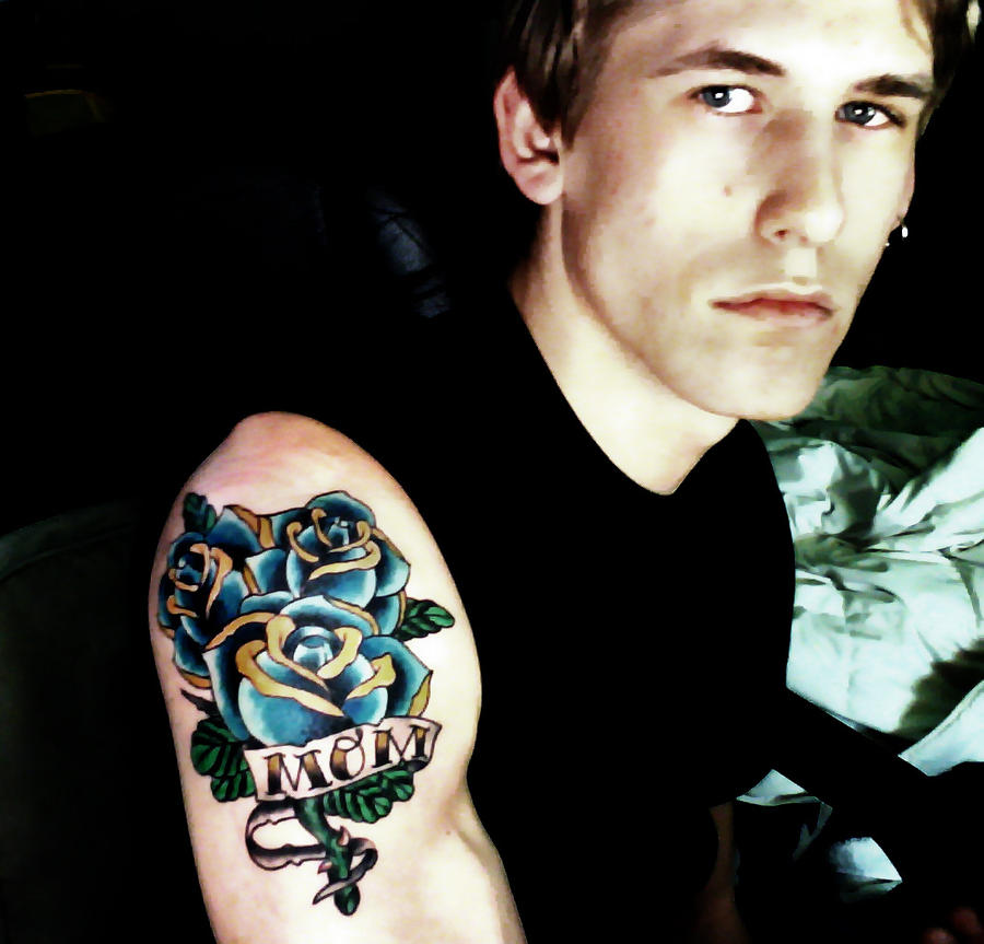 Blue Rose Tattoo by ~labeledunity on deviantART