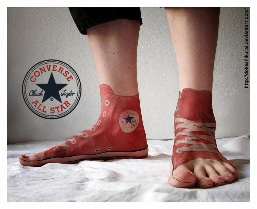 3D Tattoos for Toes