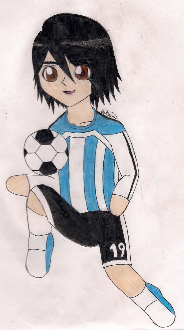 Chibi Soccer Player