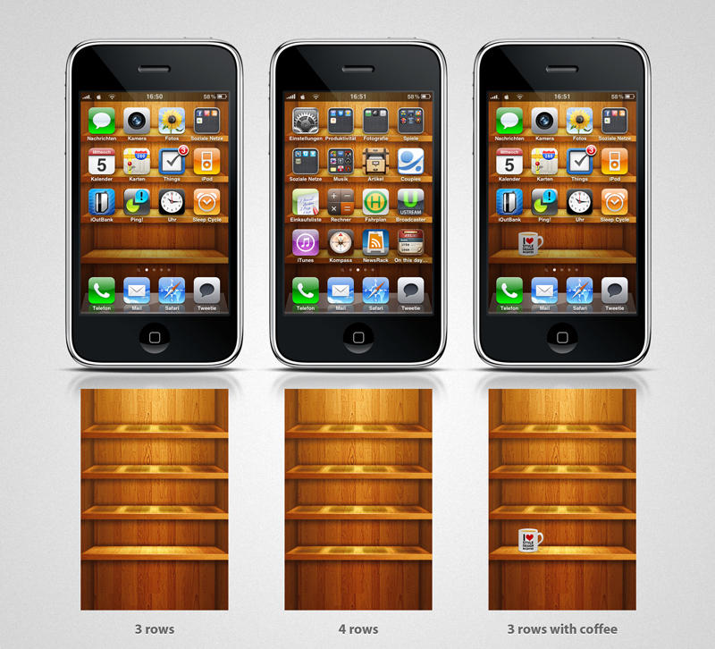 iphone background shelf