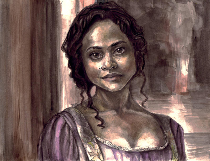 Angel Coulby as Guinevere by otterparty on deviantART angel coulby