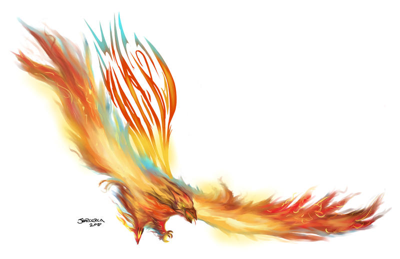 phoenix tattoo by jorcerca on