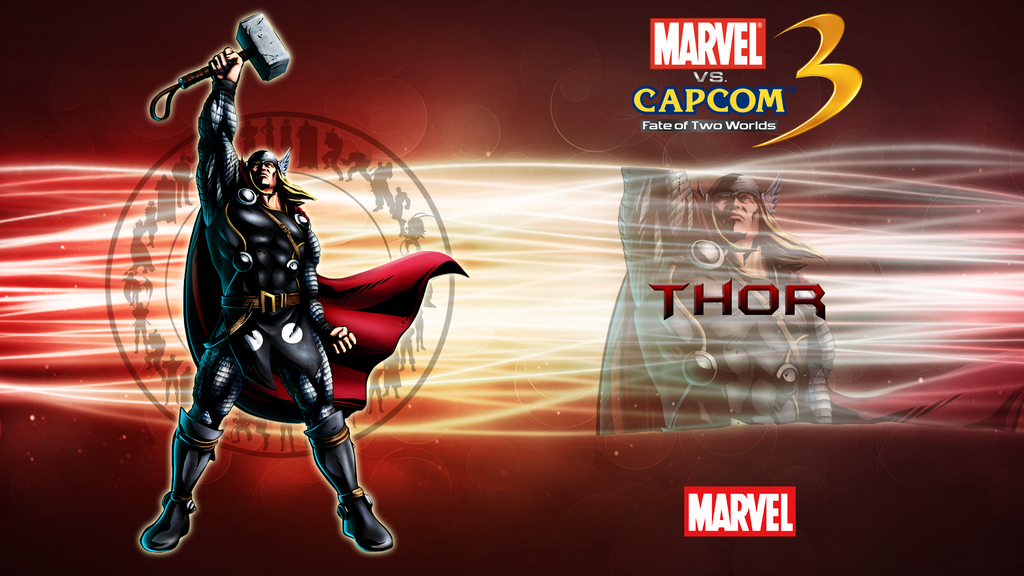 marvel vs capcom 3 wallpaper. Marvel VS Capcom 3 Thor by