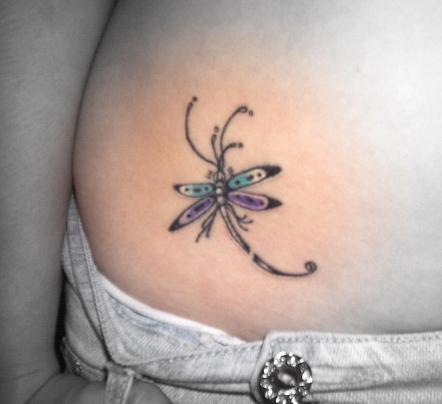 Dragonfly tattoo by cheshirebebop on deviantART