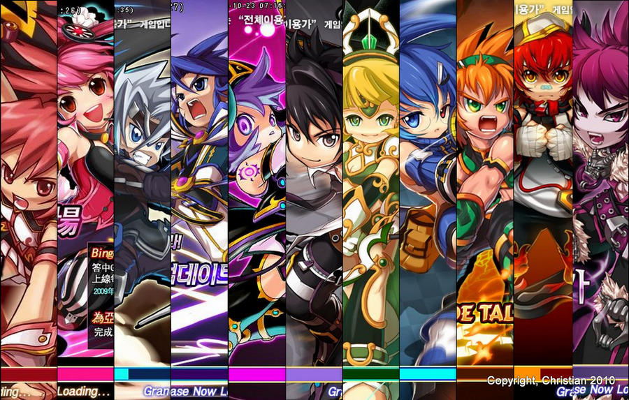 grand chase wallpaper. Grand Chase 11 characters by