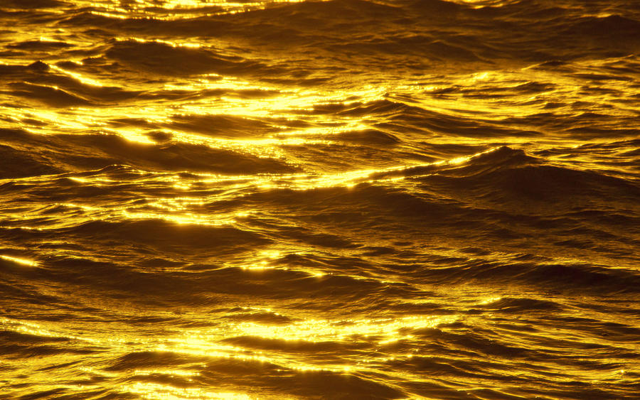 waves wallpaper. Golden Waves Wallpaper by