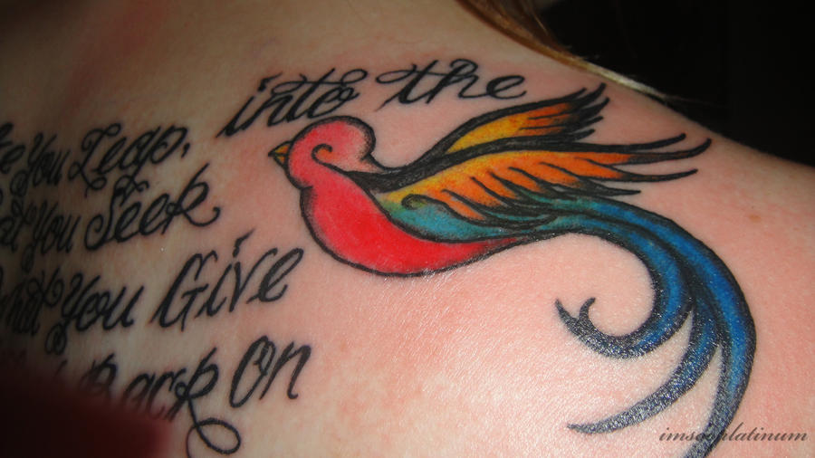 First Tattoo Mom's Dove by kadieisradd on deviantART