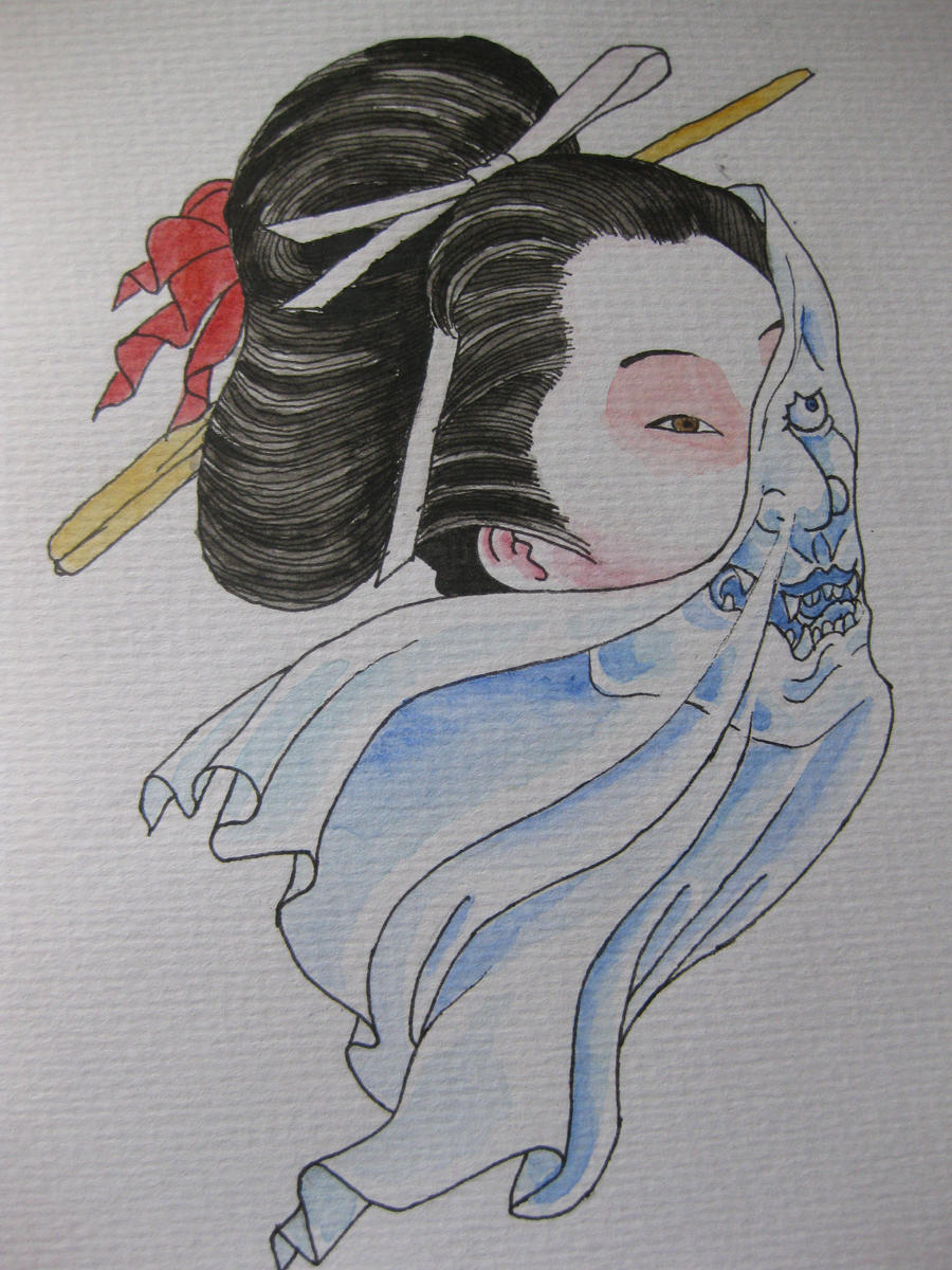 geisha tattoo design by